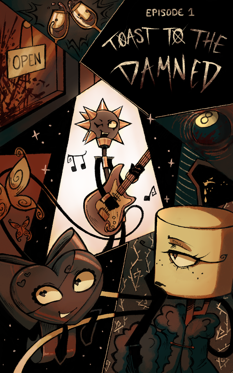 Toast To The Damned cover art